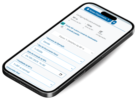 Easygestor displayed on a smartphone
