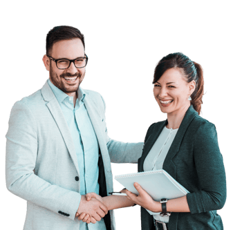 People in a partnership